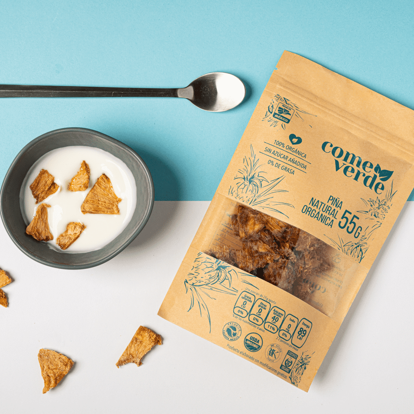 ¡La piña🍍 orgánica🍃 como la nueva tendencia natural para el cuidado de la piel🧖🏻♀️🧖🏻♂️! - Come Verde