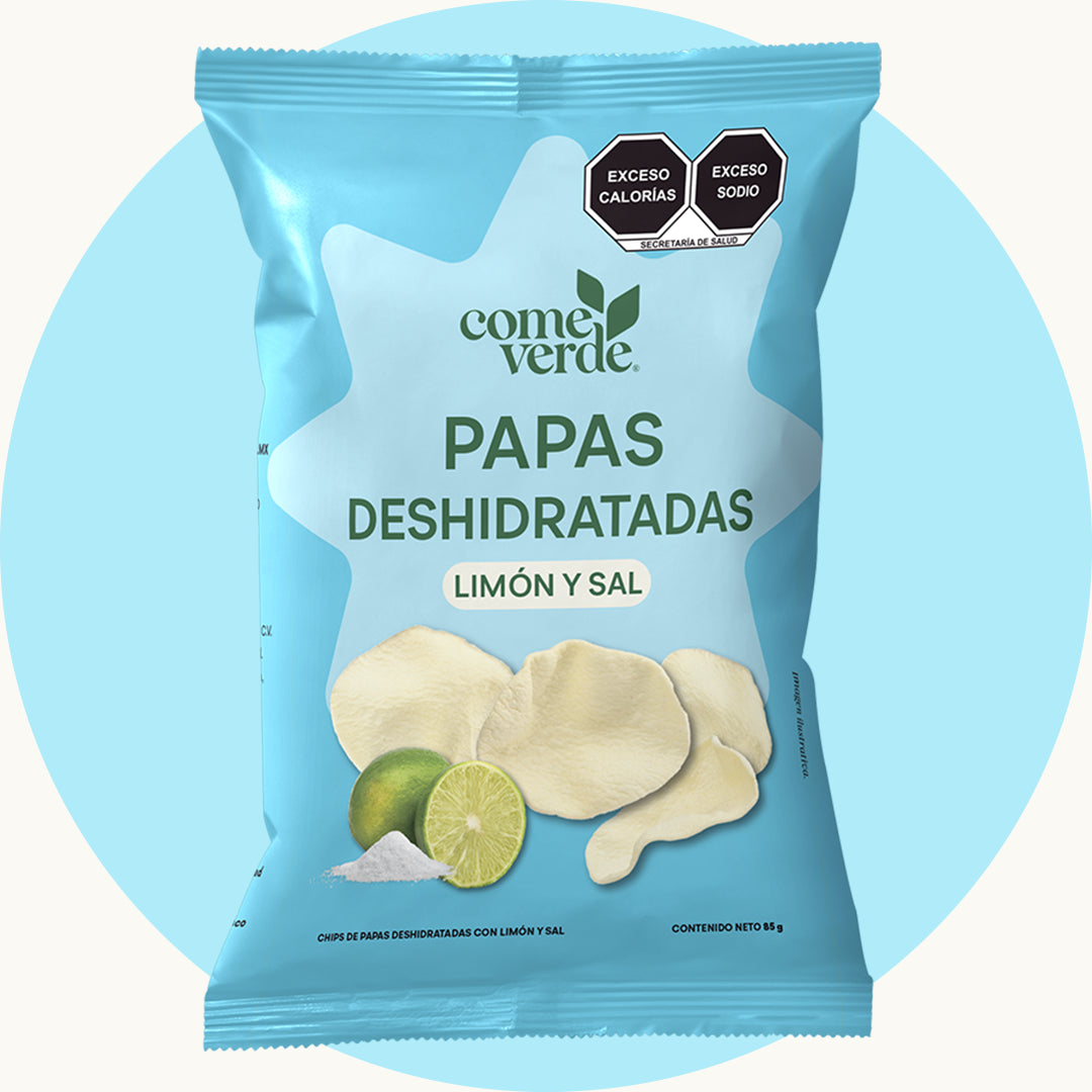 PAPAS DESHIDRATADAS SAL Y LIMÓN 85g