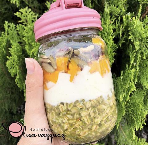 Overnight Matcha Oats - Come Verde