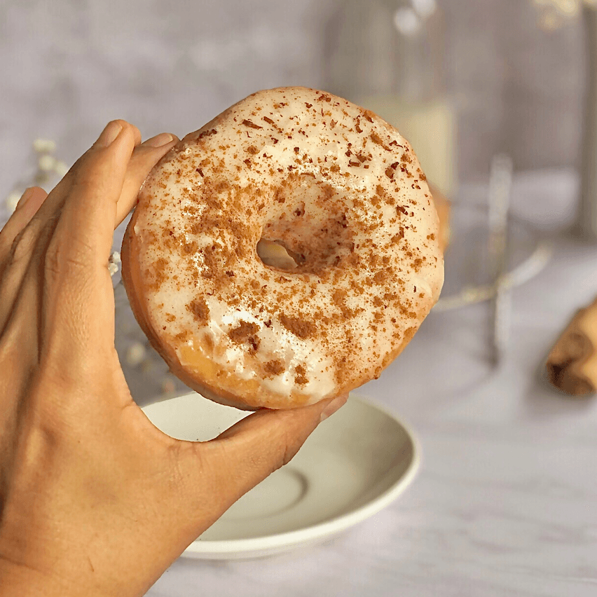 ¡DONAS AL ESTILO ROL DE CANELA🍩! - Come Verde