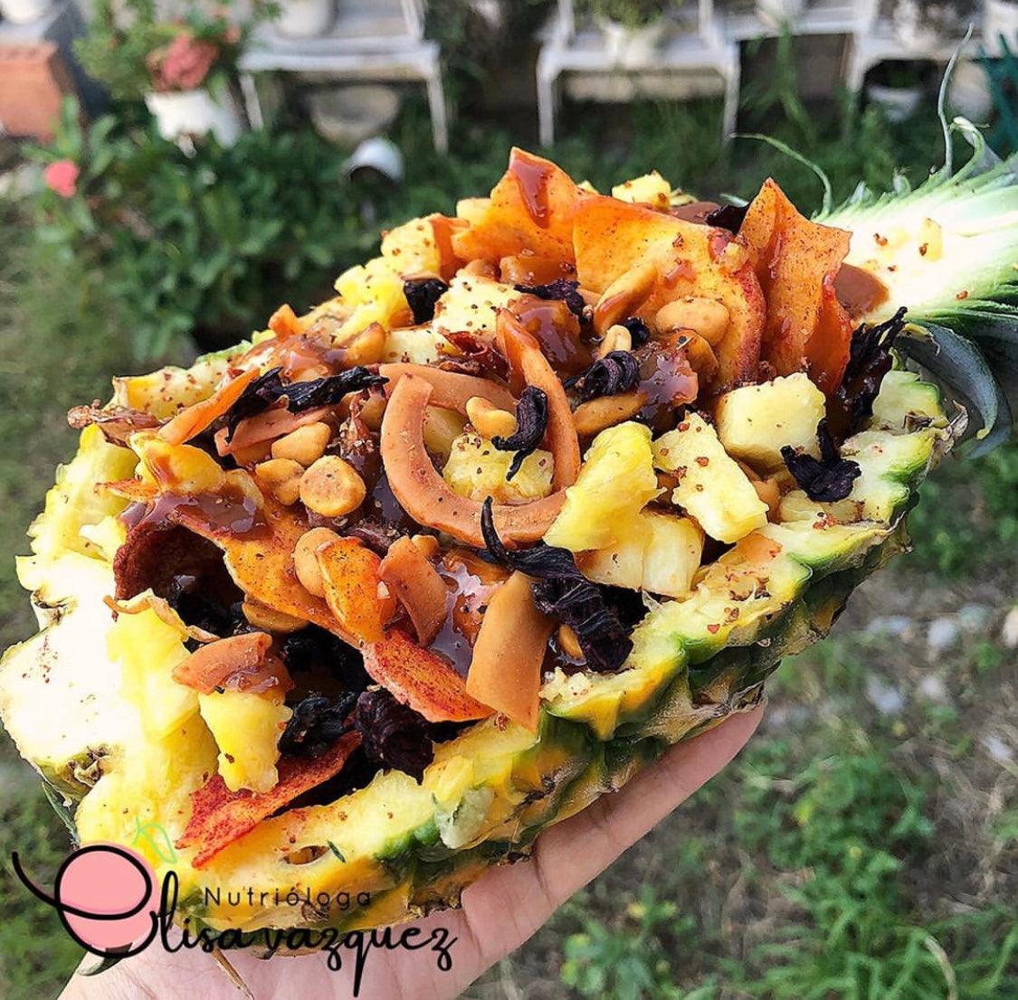 Piña loca con chips - Come Verde