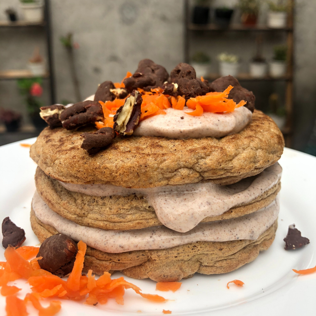 Hotcakes de zanahoria - Come Verde