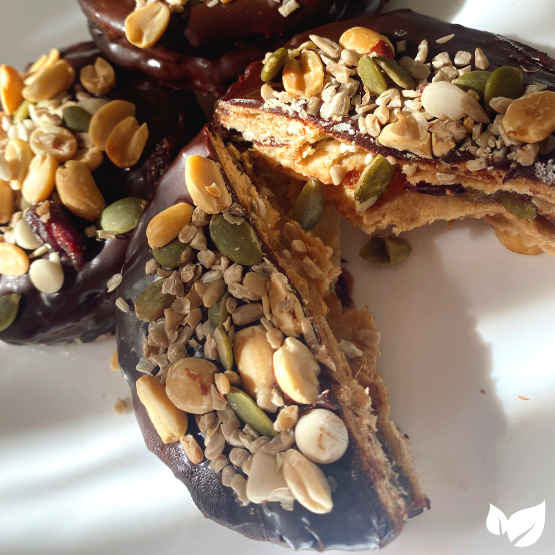 Obleas rellenas de caramelo de dátil - Come Verde