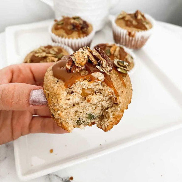 Muffins de almendra y nueces - Come Verde