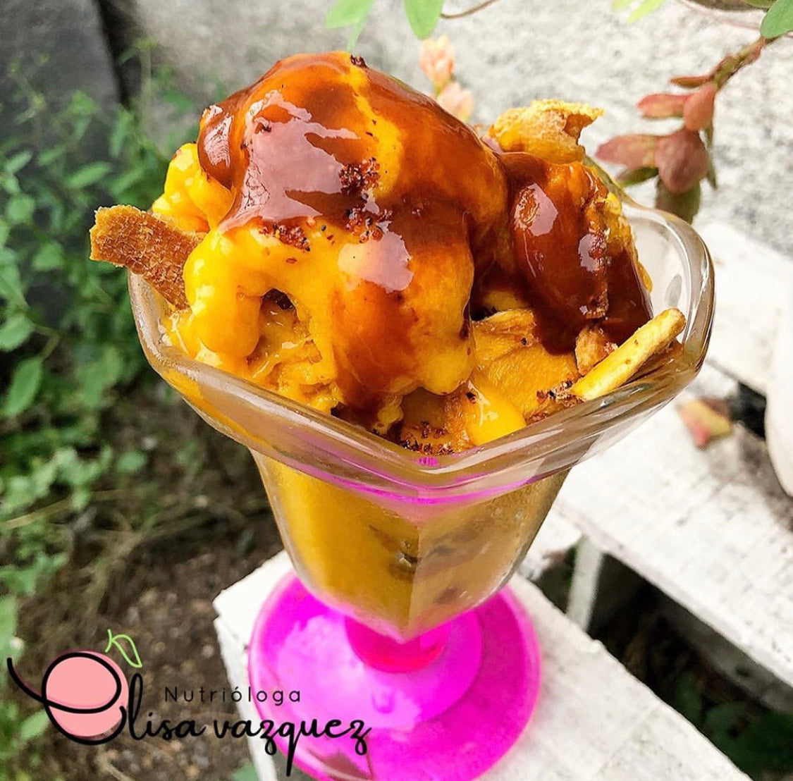 Nieve de mango natural - Come Verde