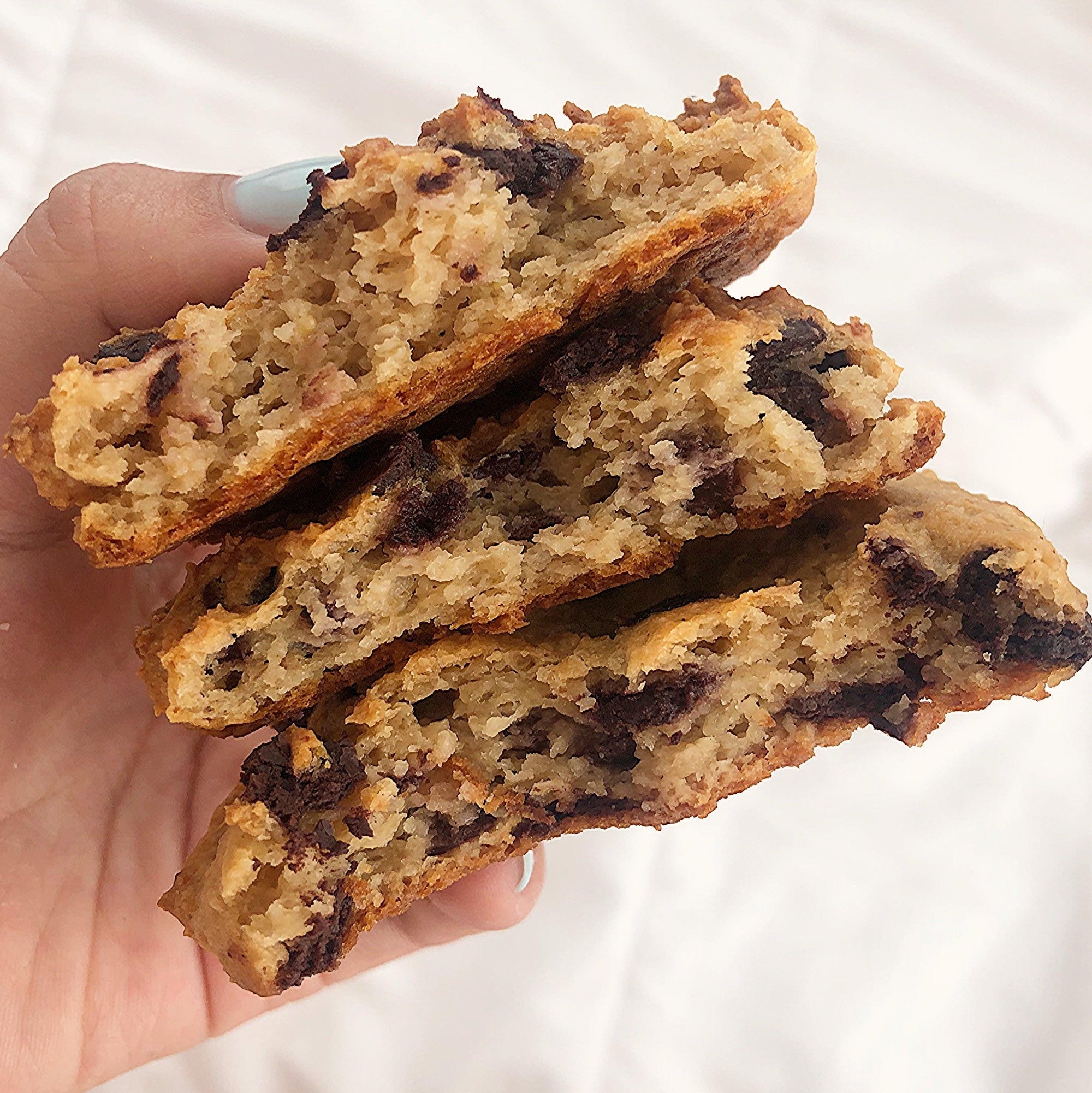Galletas con Chispas de Chocolate - Come Verde