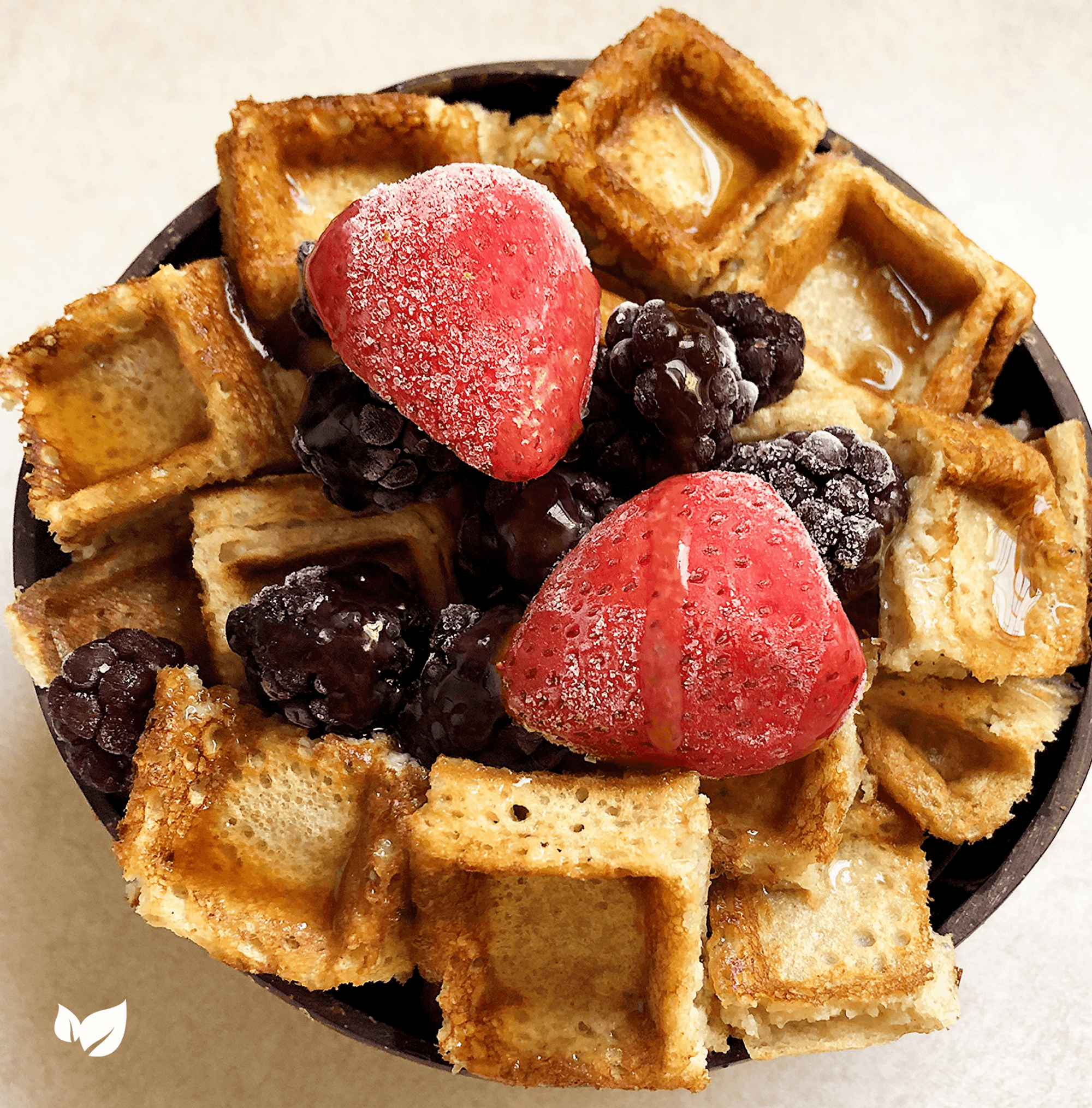 Cereal de waffles - Come Verde