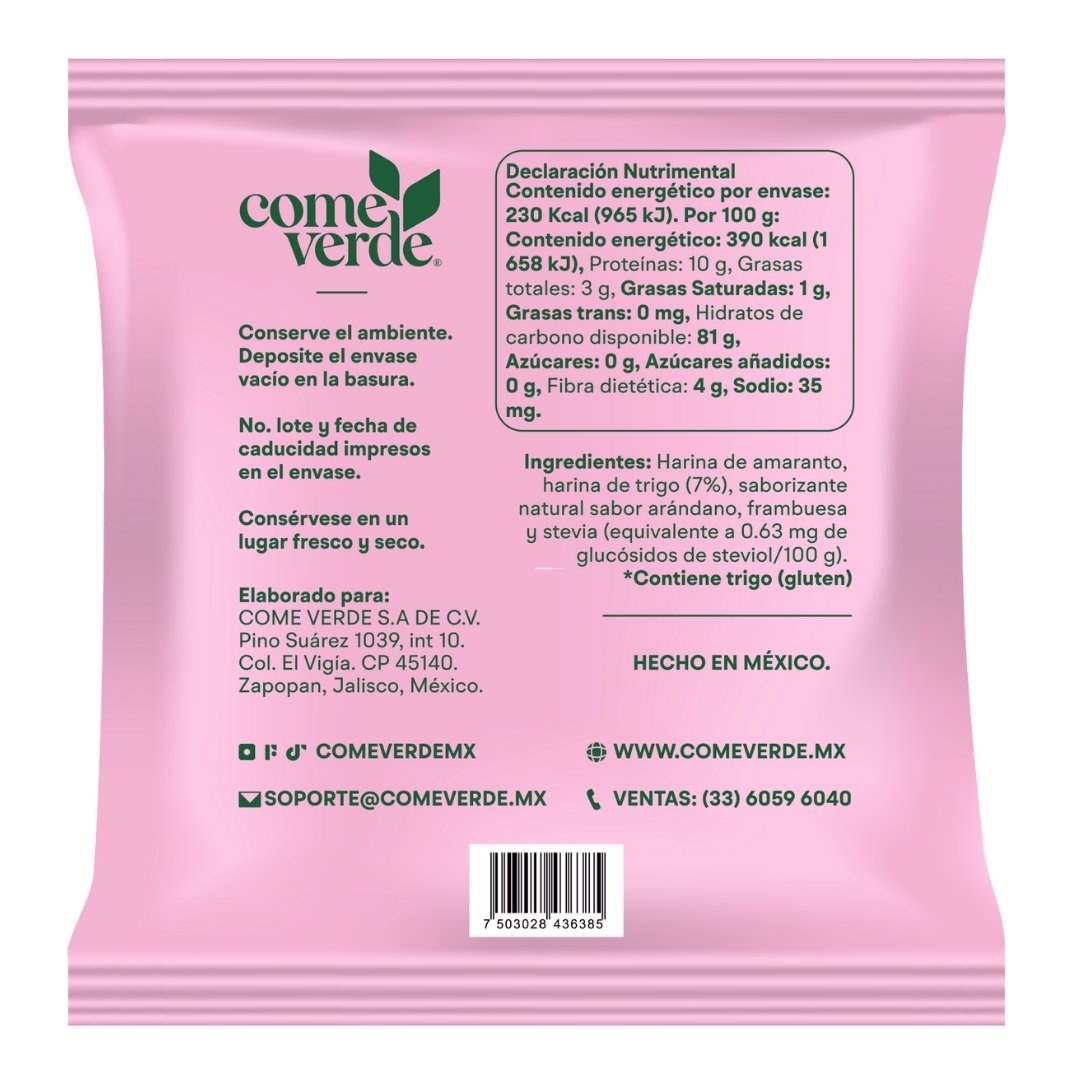 6x OBLEAS FRUTOS ROJOS 60g