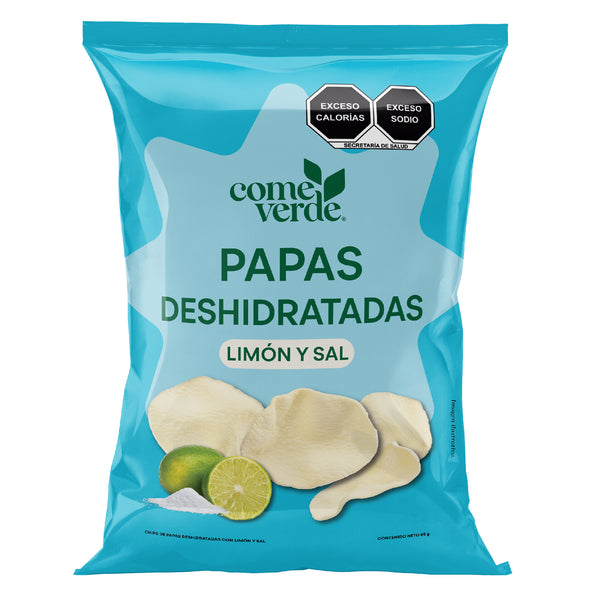 PAPAS DESHIDRATADAS SAL Y LIMÓN 85g