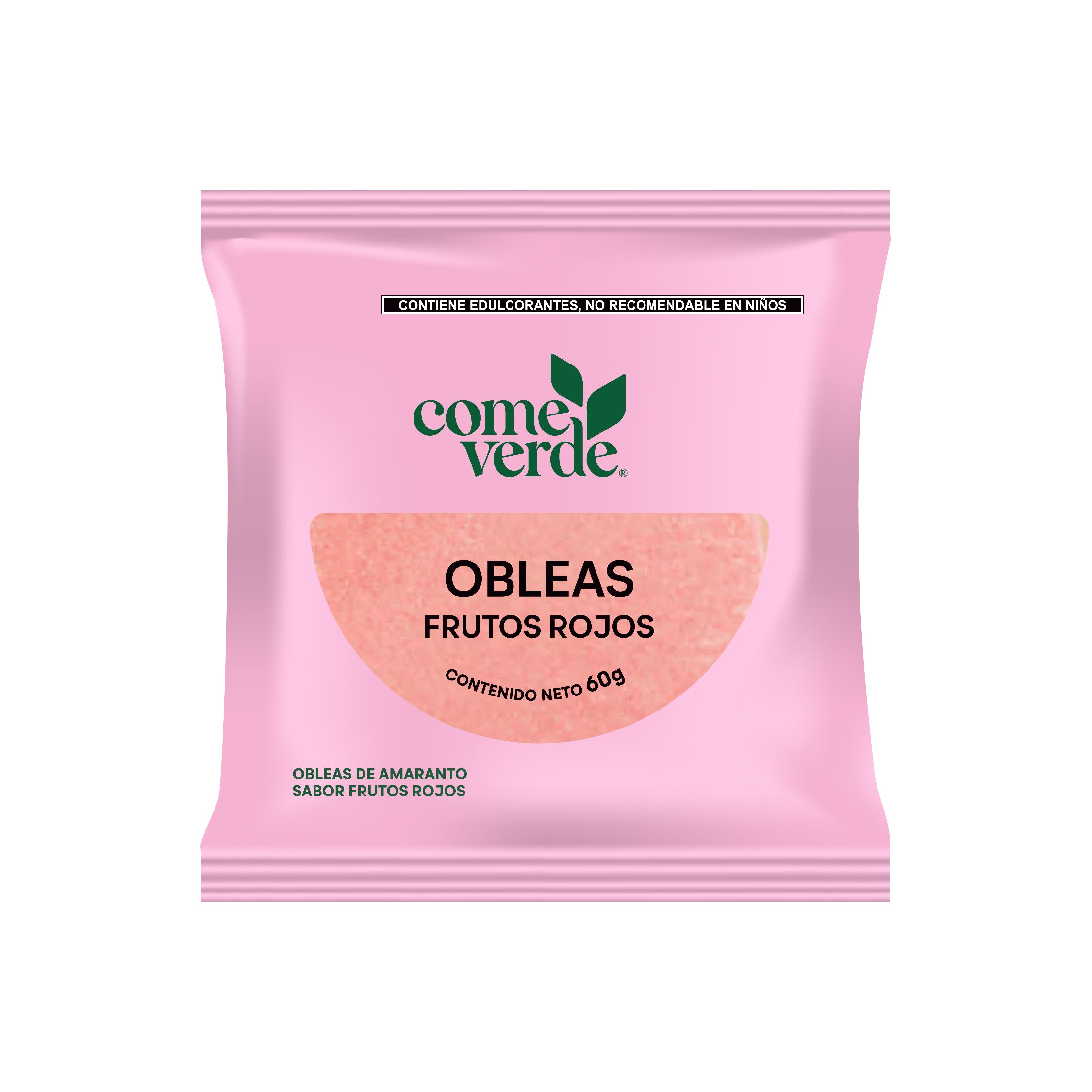 6x OBLEAS FRUTOS ROJOS 60g