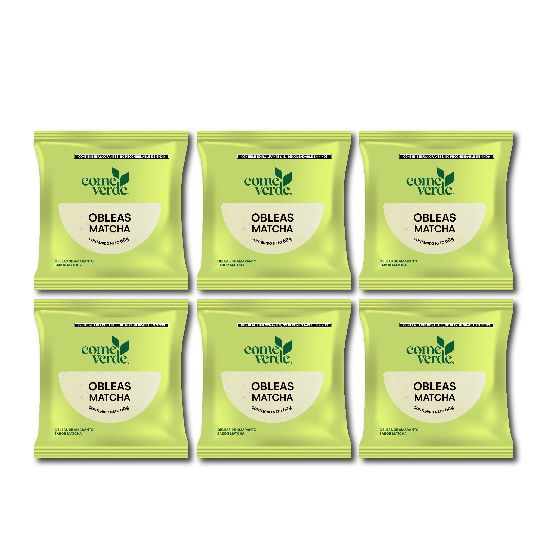 6x OBLEAS MATCHA 60g