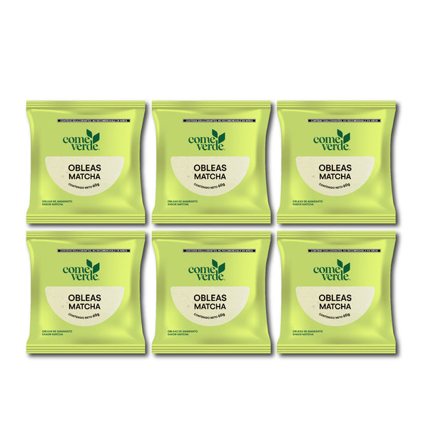 6x OBLEAS MATCHA 60g