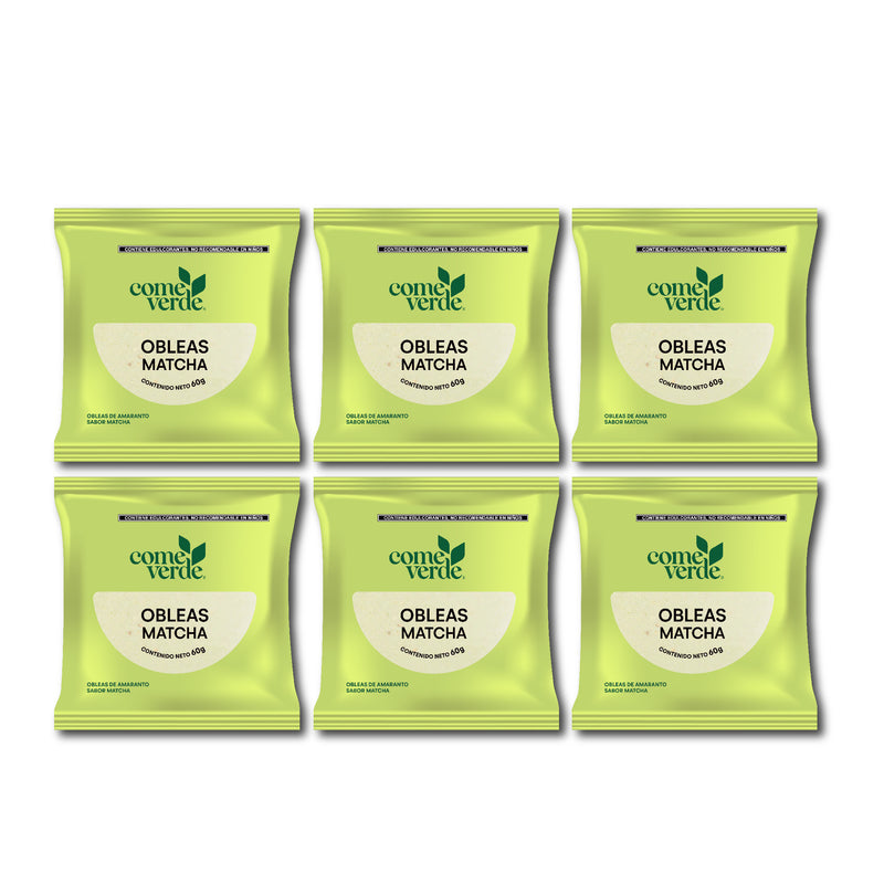 6x OBLEAS MATCHA 60g