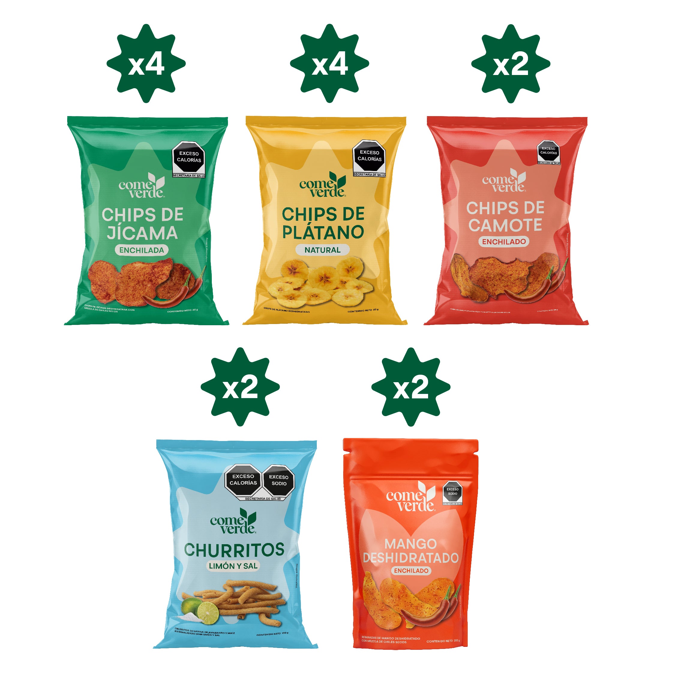 MIX DE SNACKS SALUDABLES