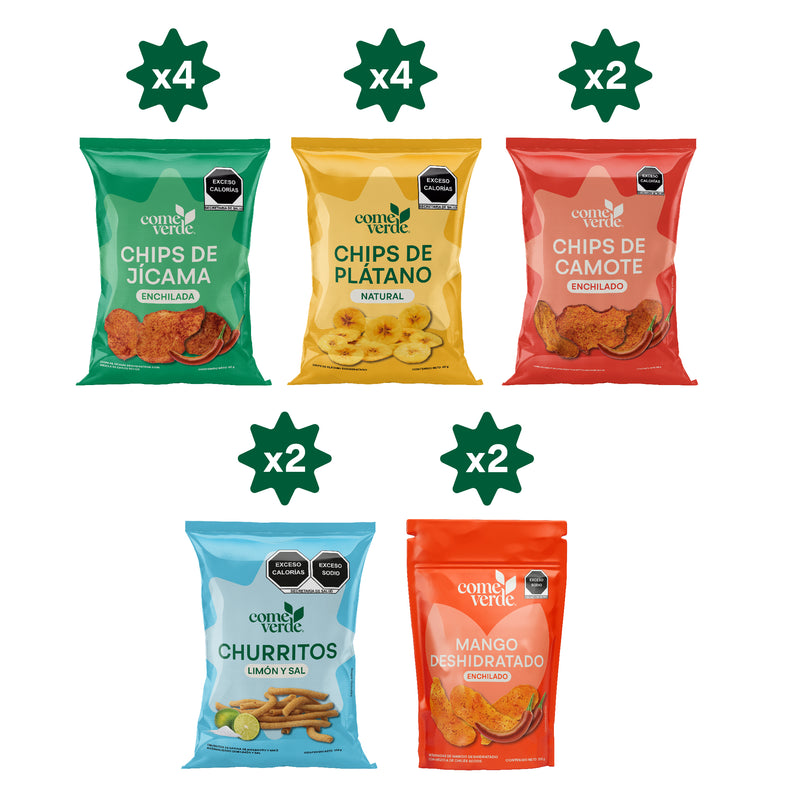 MIX DE SNACKS SALUDABLES