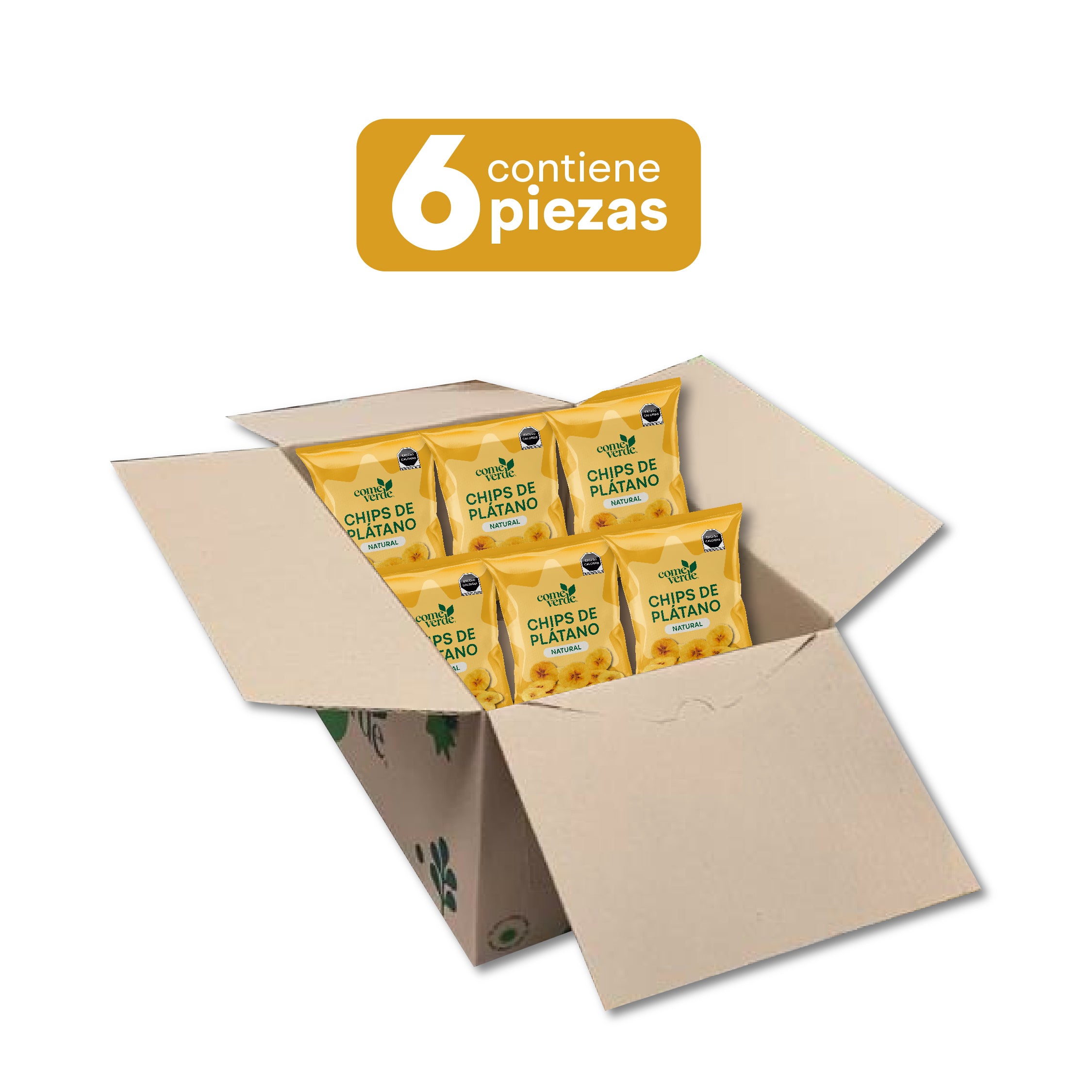 6x Plátano natural 60g