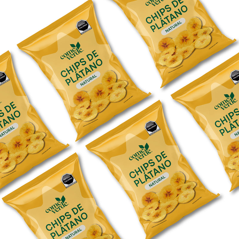 6 PACK PLÁTANO NATURAL 180g