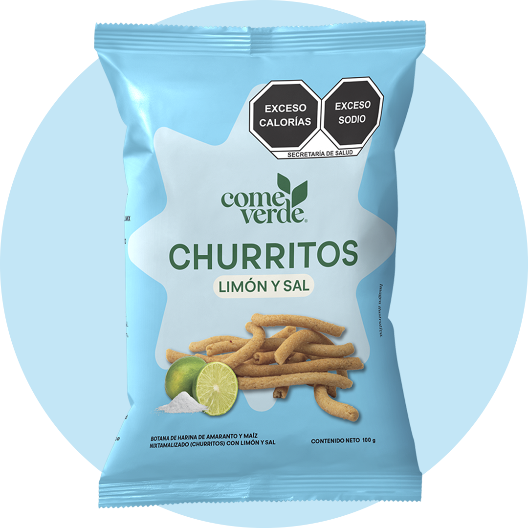 CHURRITOS LIMÓN Y SAL 100g