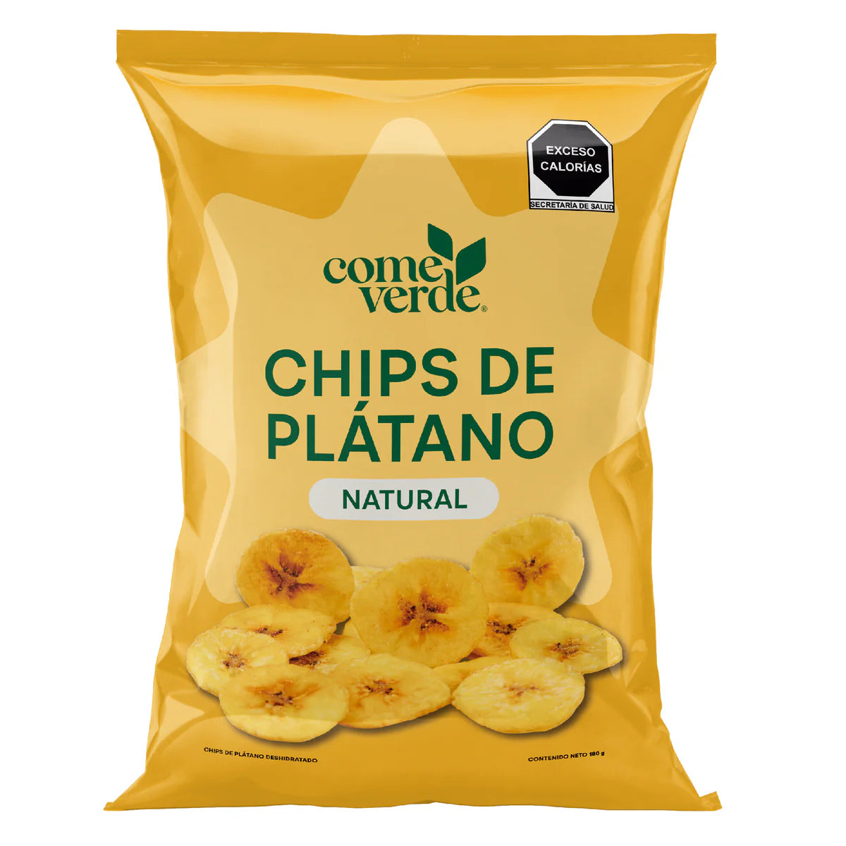 6 PACK PLÁTANO NATURAL 180g