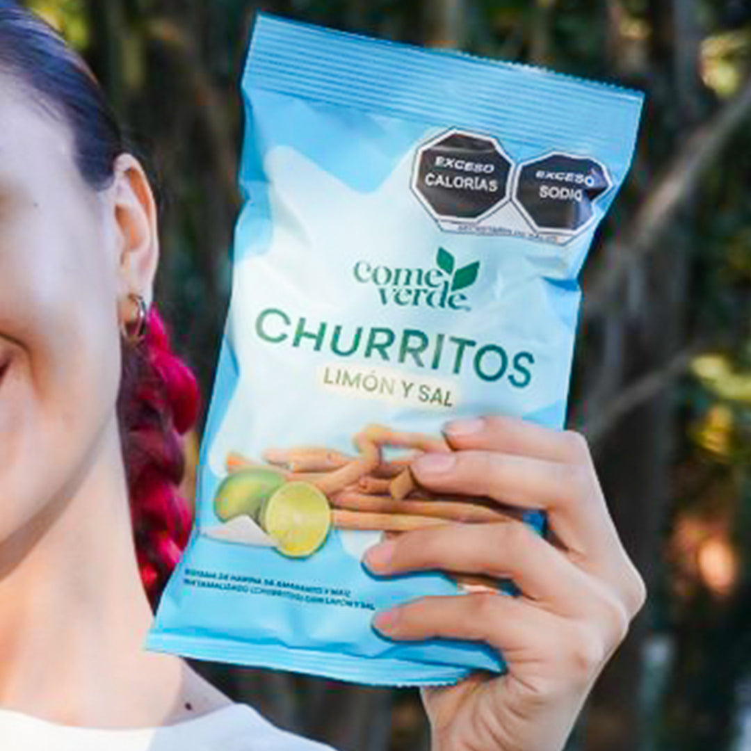 CHURRITOS LIMÓN Y SAL 100g