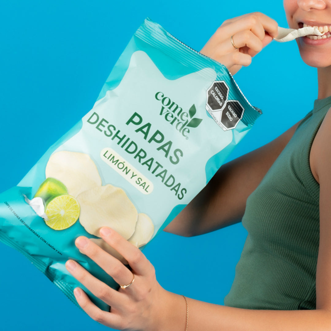 PAPAS DESHIDRATADAS SAL Y LIMÓN 85g