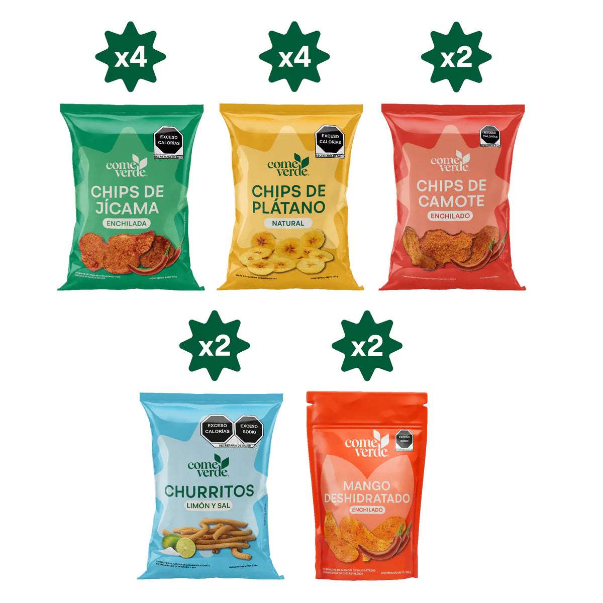 MIX DE SNACKS SALUDABLES