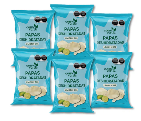 6 PACK PAPA LIMÓN Y SAL 85g