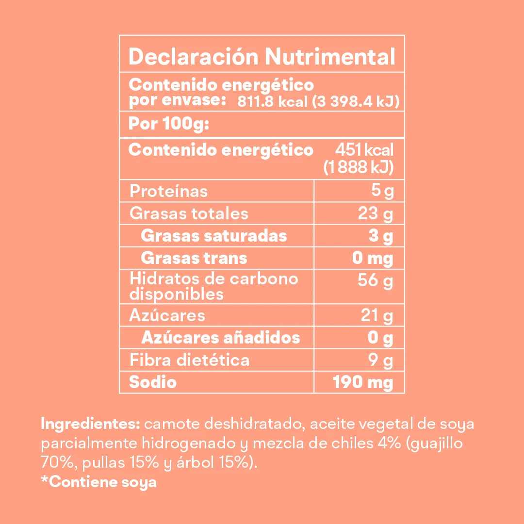 CAMOTE ENCHILADO 180g