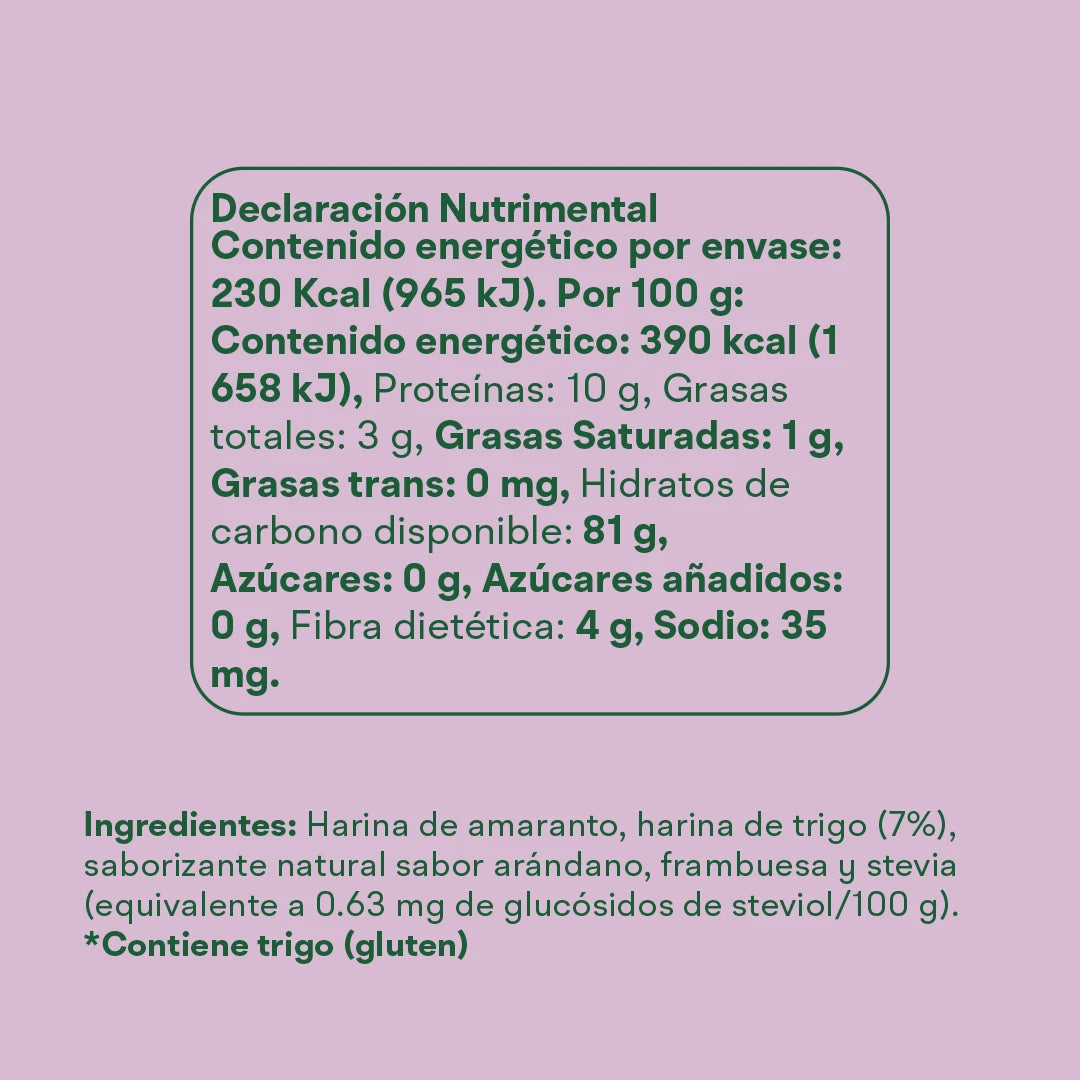 OBLEAS FRUTOS ROJOS 60g